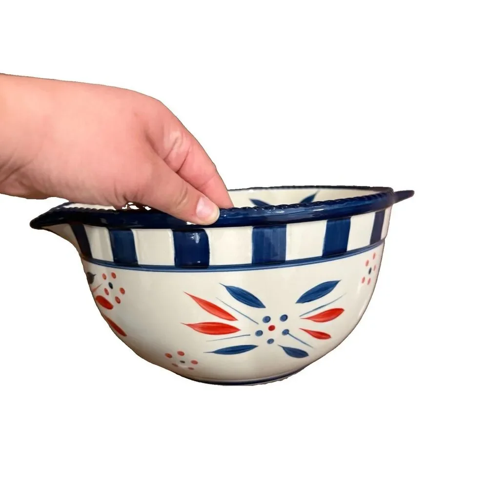 Set Of 5 Temp-tations Stacking Mixing Bowls, Old World, PPP-SQ-846286, Preloved